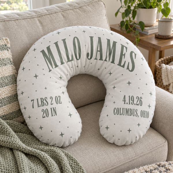 Your Nursery Colors design idea for a nursing pillow cover
