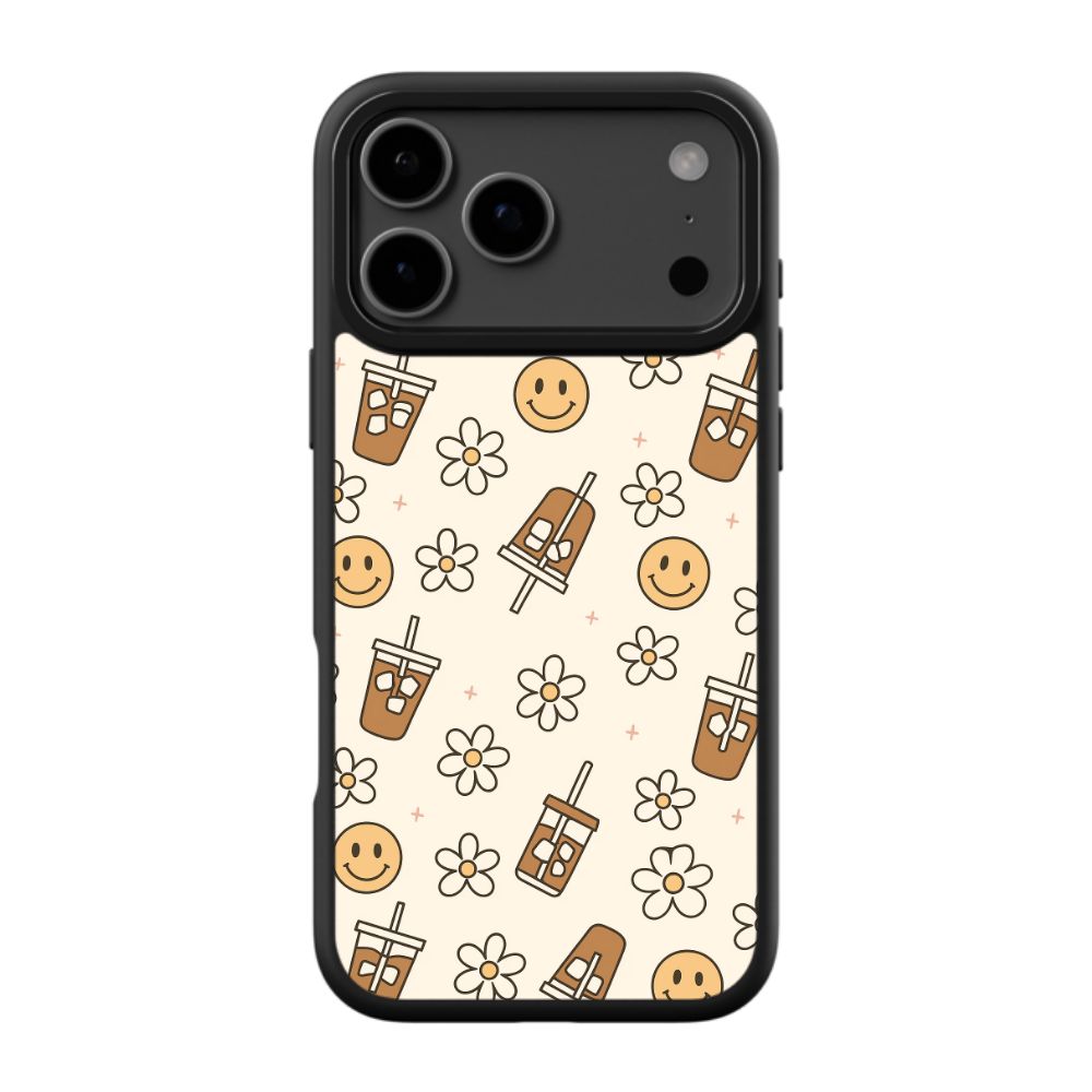 Cute Floral Smiley Phone Case