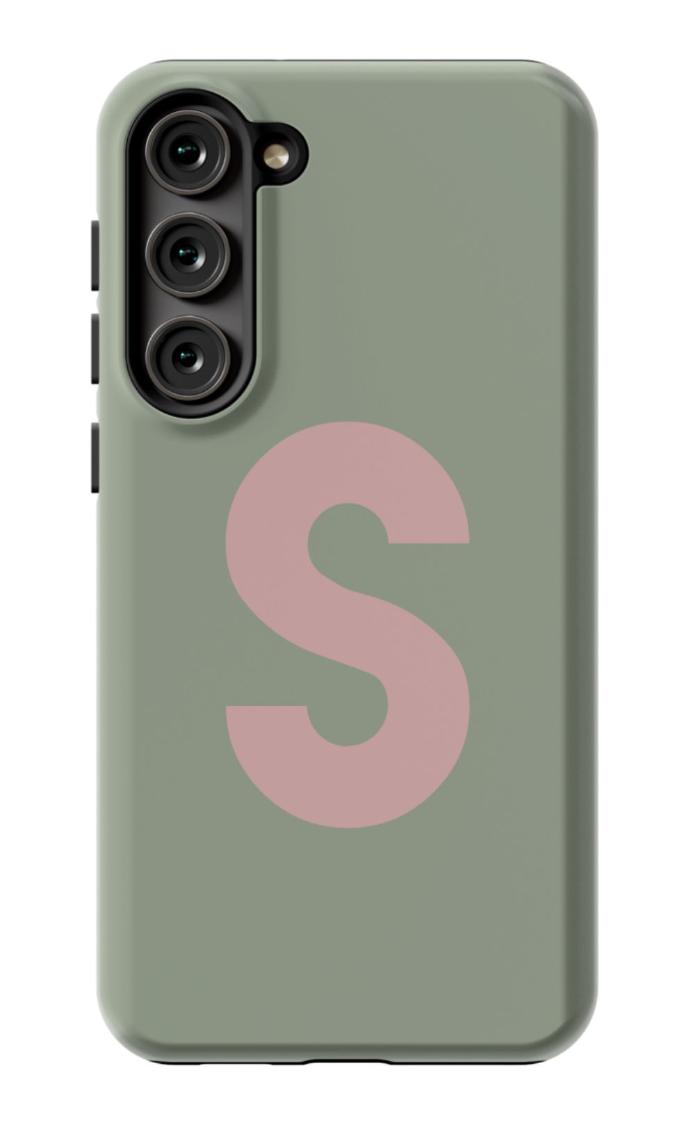 Nude Green Monogram Phone Case