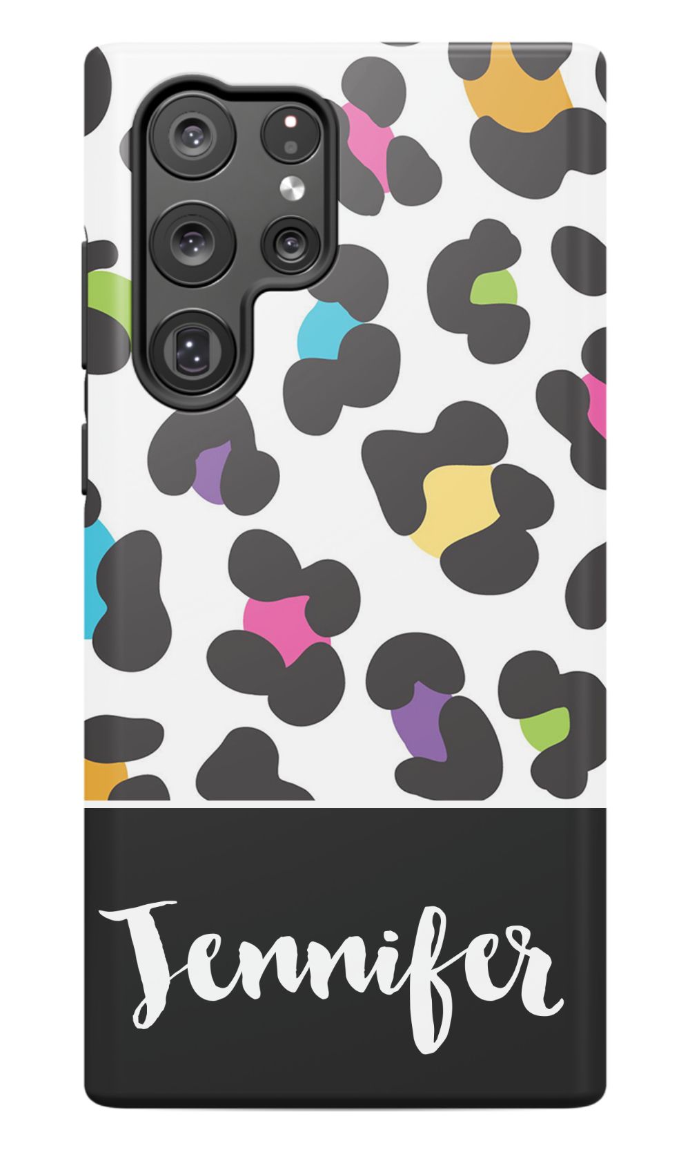 Personalized Colorful Leopard Phone Case