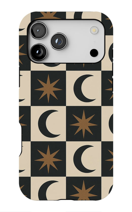 Chic Star-Moon Pattern Phone Case