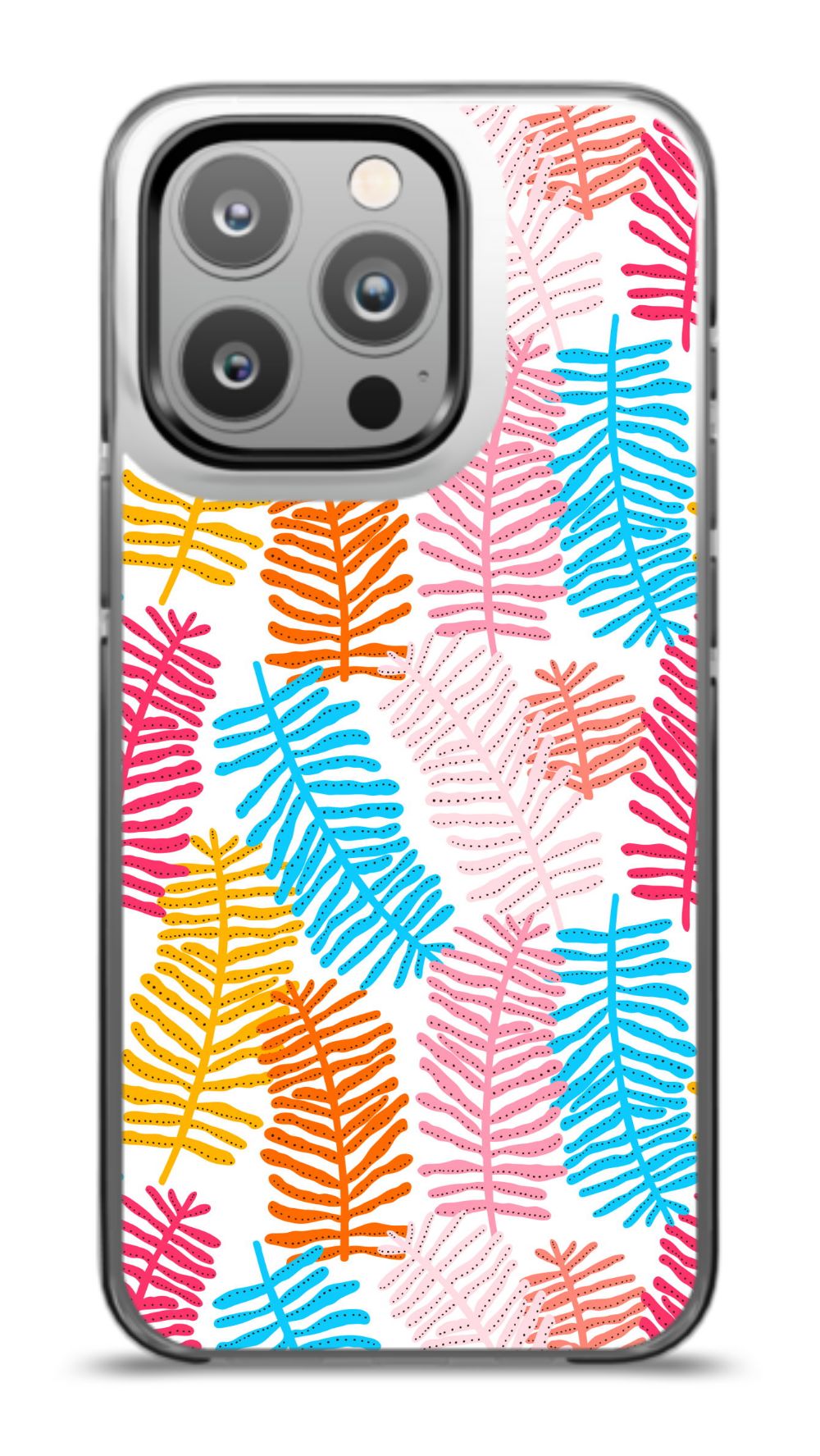 Colorful Fern Pattern Phone Case
