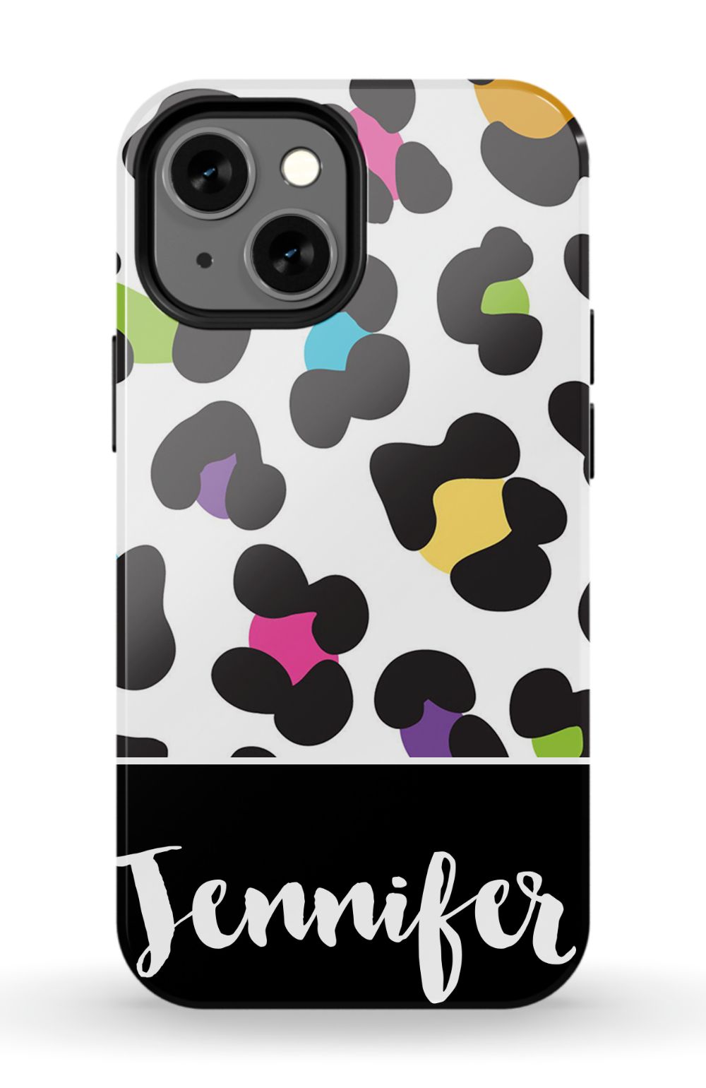 Personalized Colorful Leopard Phone Case