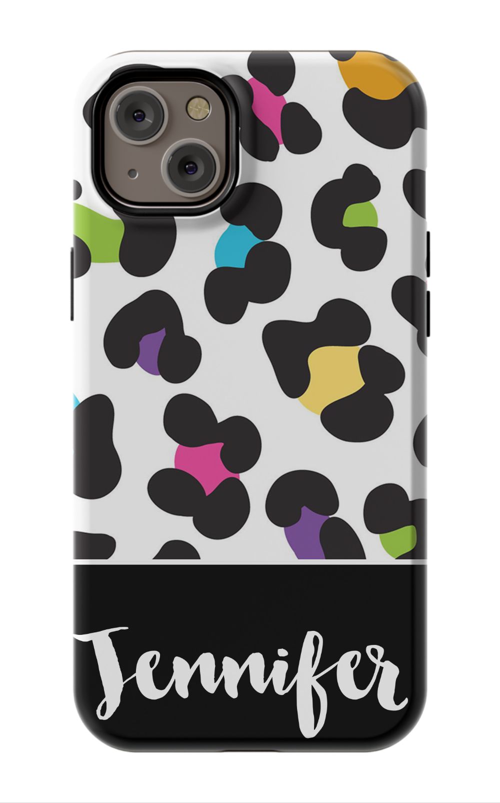 Personalized Colorful Leopard Phone Case
