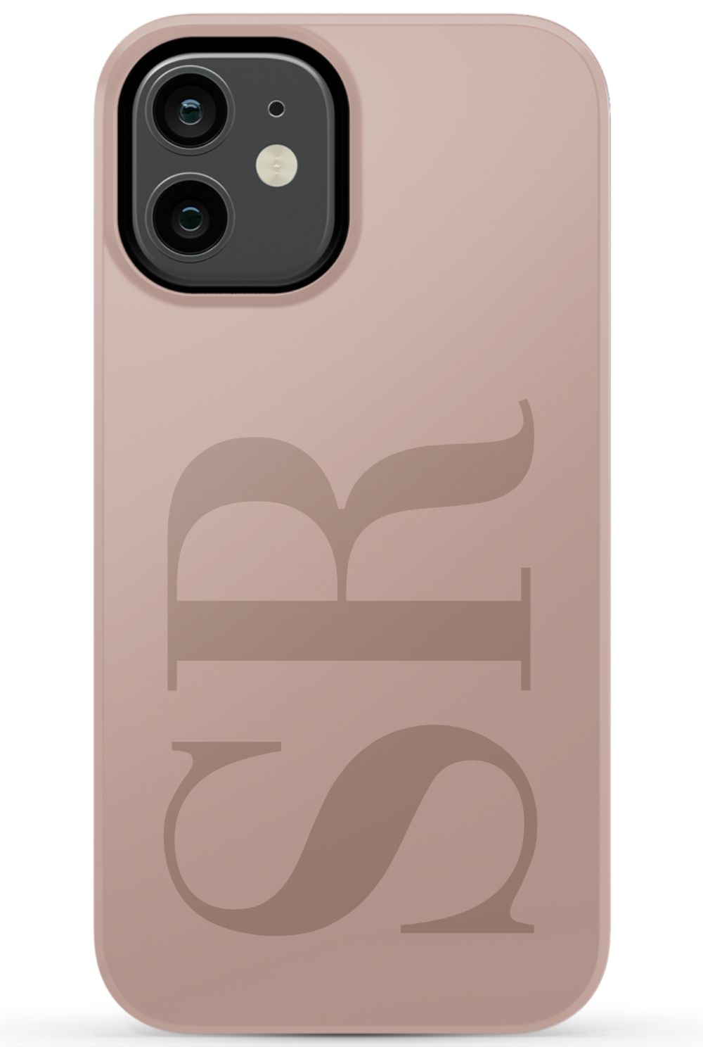 Custom Initials Personalized Nude Phone Case