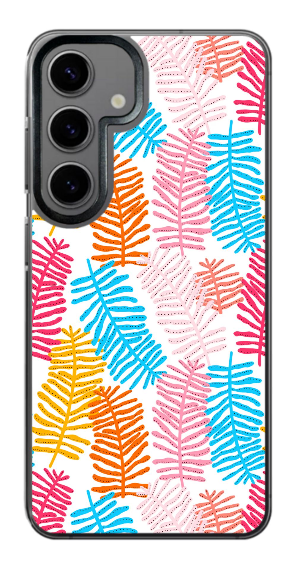 Colorful Fern Pattern Phone Case