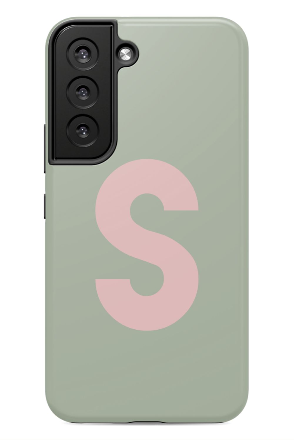Nude Green Monogram Phone Case