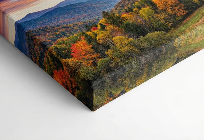 Close-up of a Custom Envy print showing sharp photo detail edge to edge
