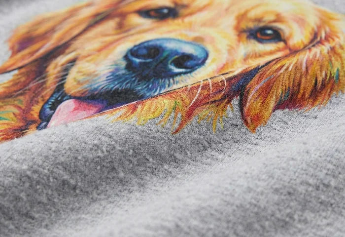 Close-up of a Custom Envy print showing sharp photo detail edge to edge