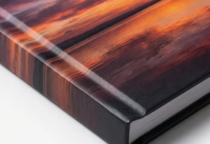 Close-up of a Custom Envy print showing sharp photo detail edge to edge