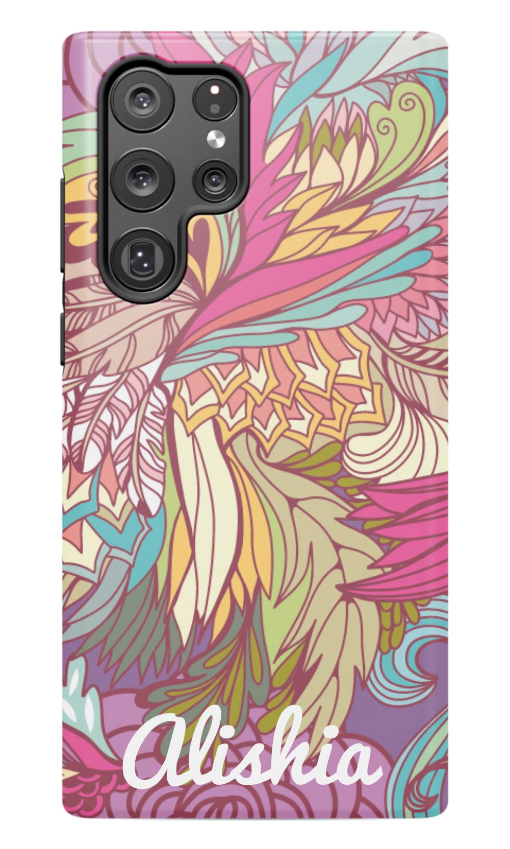Personalized Floral Phone Case