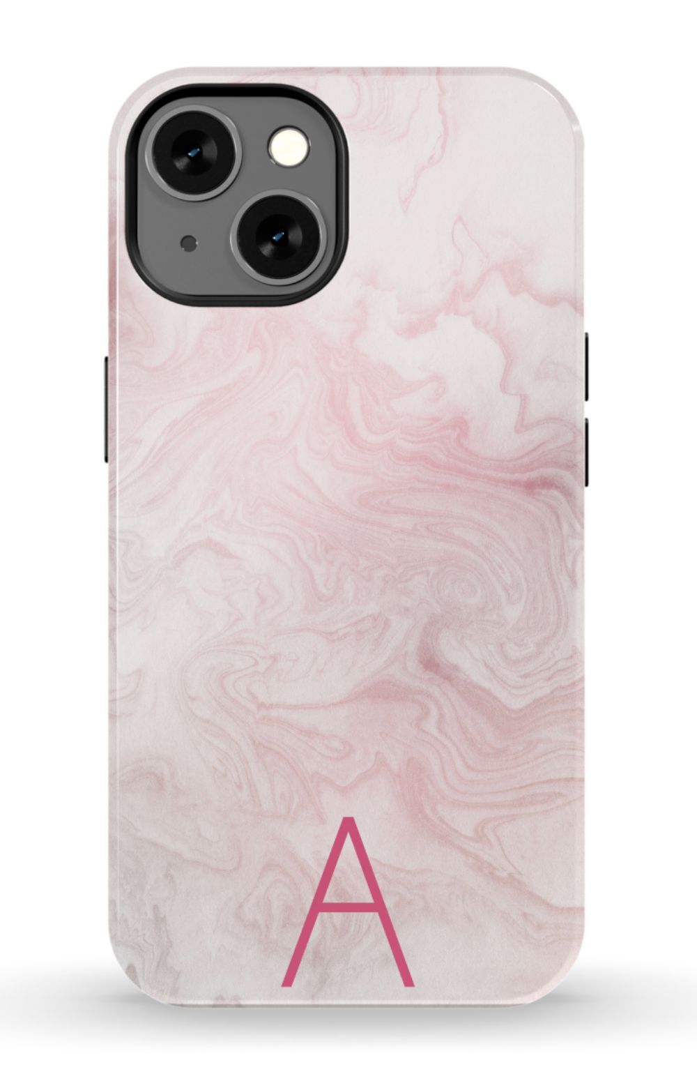 Pink Waves Monogram Phone Case