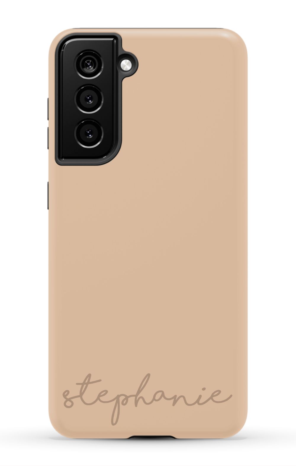 Nude Tan Monogram Phone Case