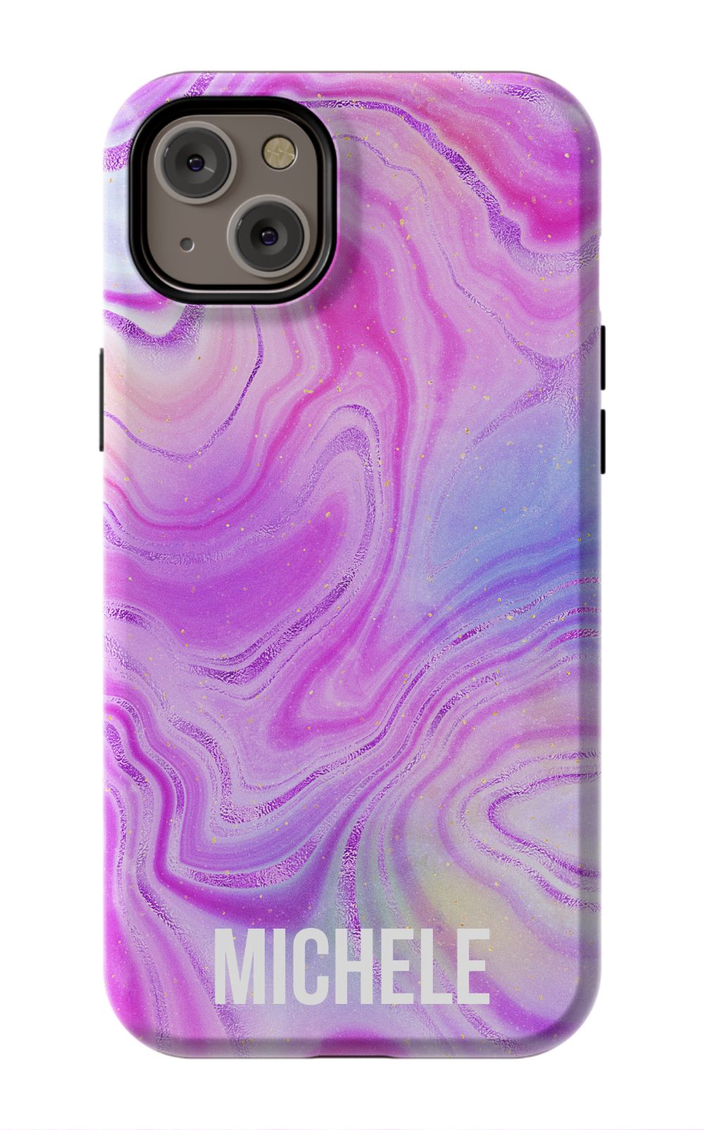 Personalized Pink Neon Emerald Phone Case