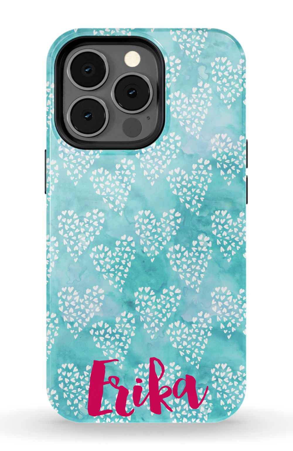 Personalized Hearts Phone Case