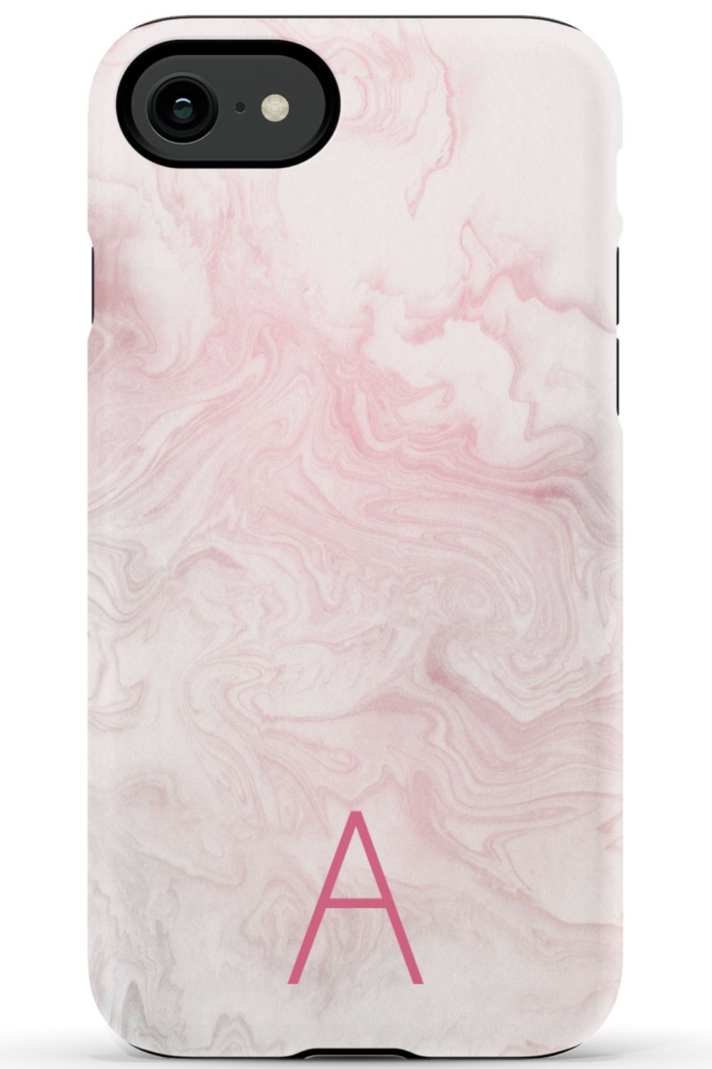 Pink Waves Monogram Phone Case