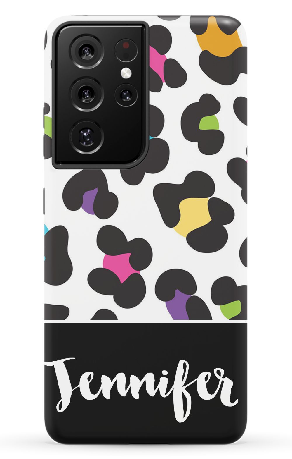 Personalized Colorful Leopard Phone Case