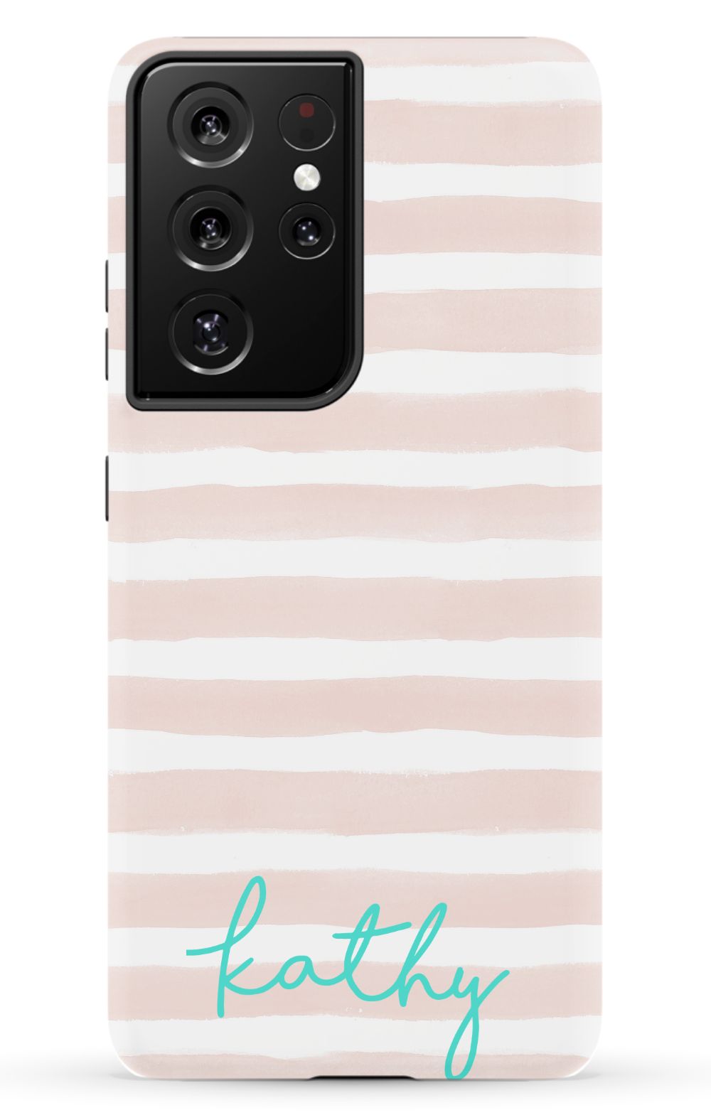Personalized Pink Watercolor Phone Case