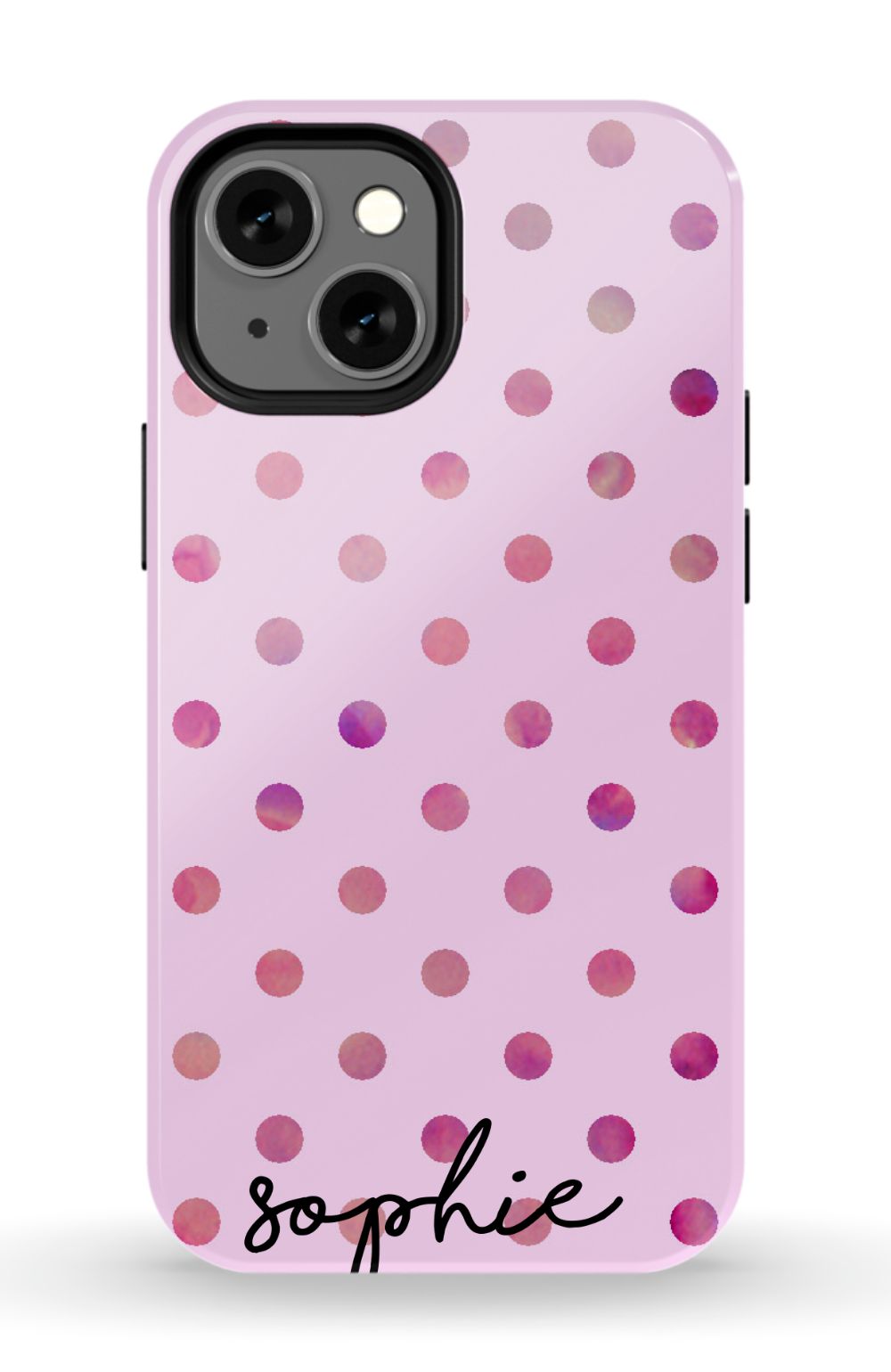 Personalized Colorful Polka Phone Case
