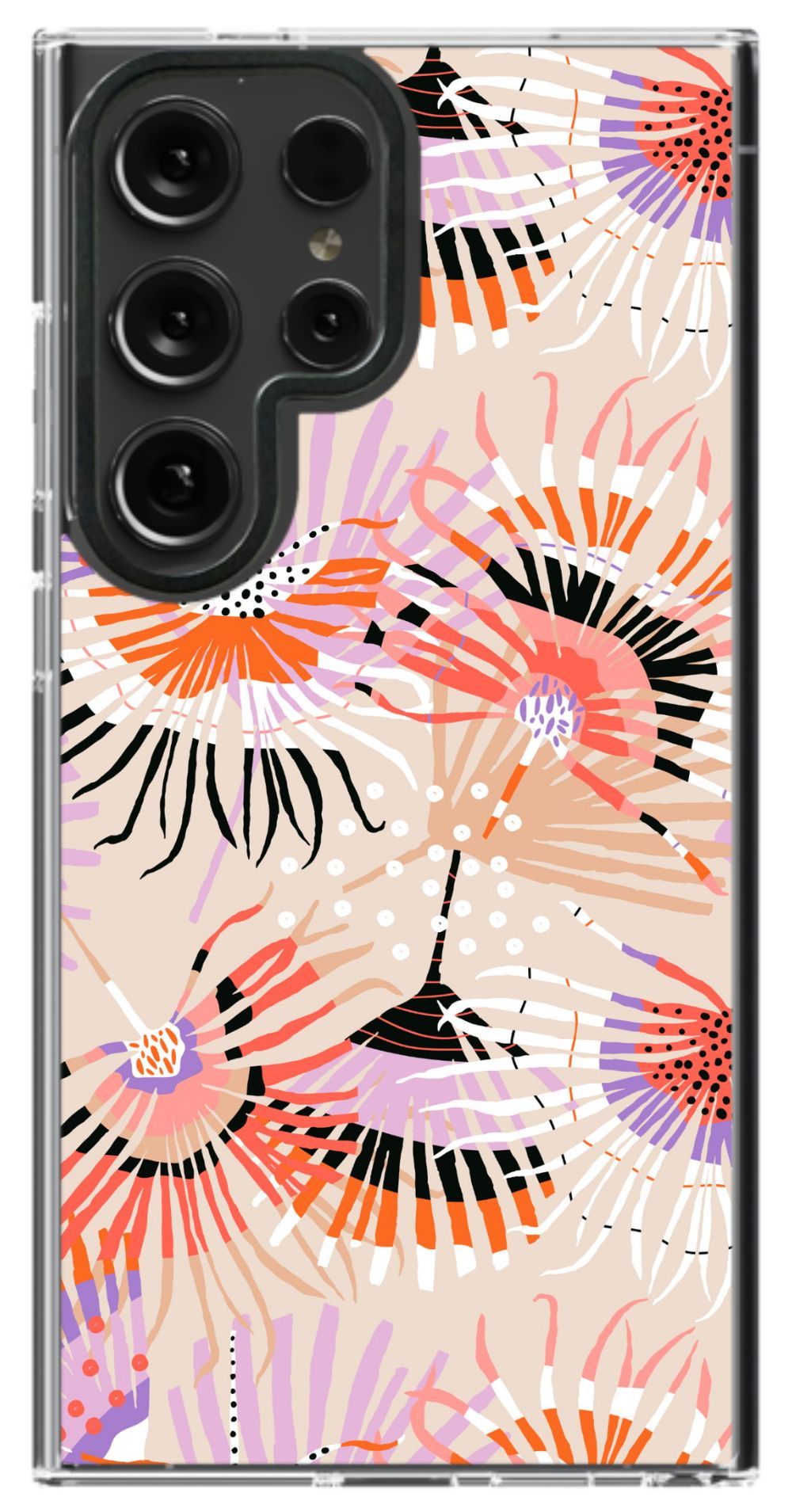 Abstract Floral Burst Phone Case
