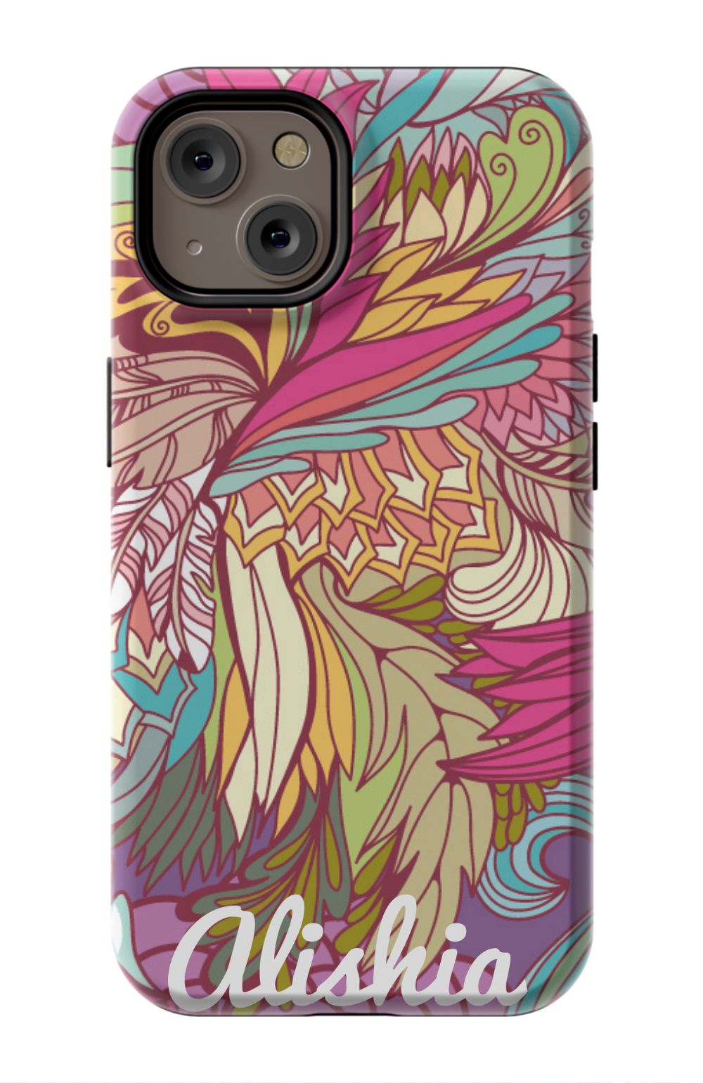 Personalized Floral Phone Case