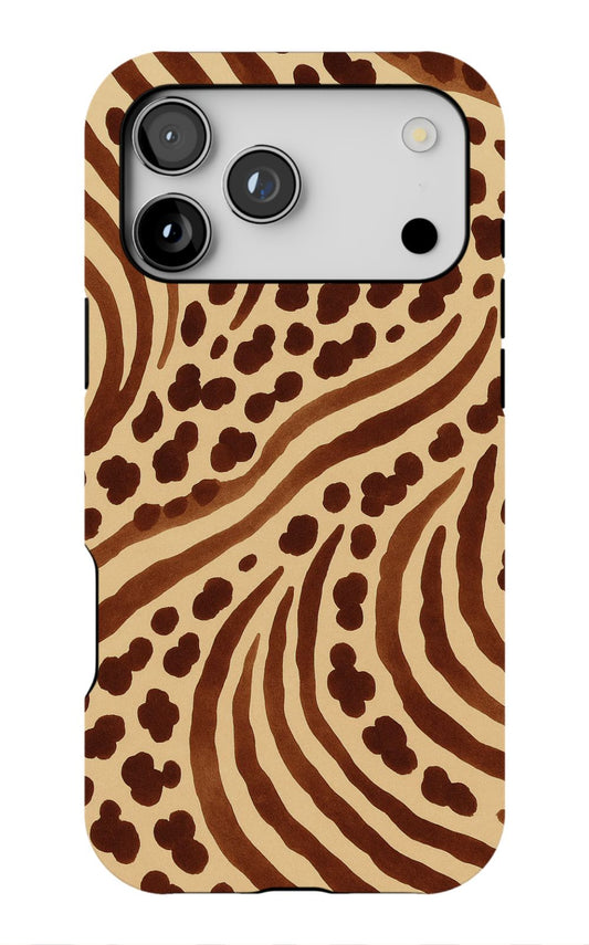 Safari Chic Zebra Print Phone Case