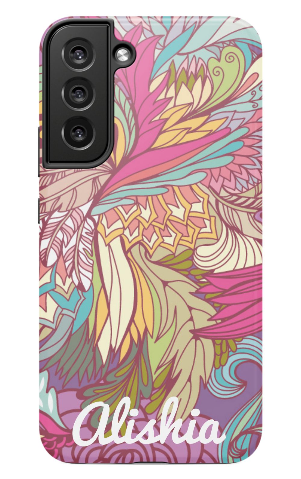 Personalized Floral Phone Case
