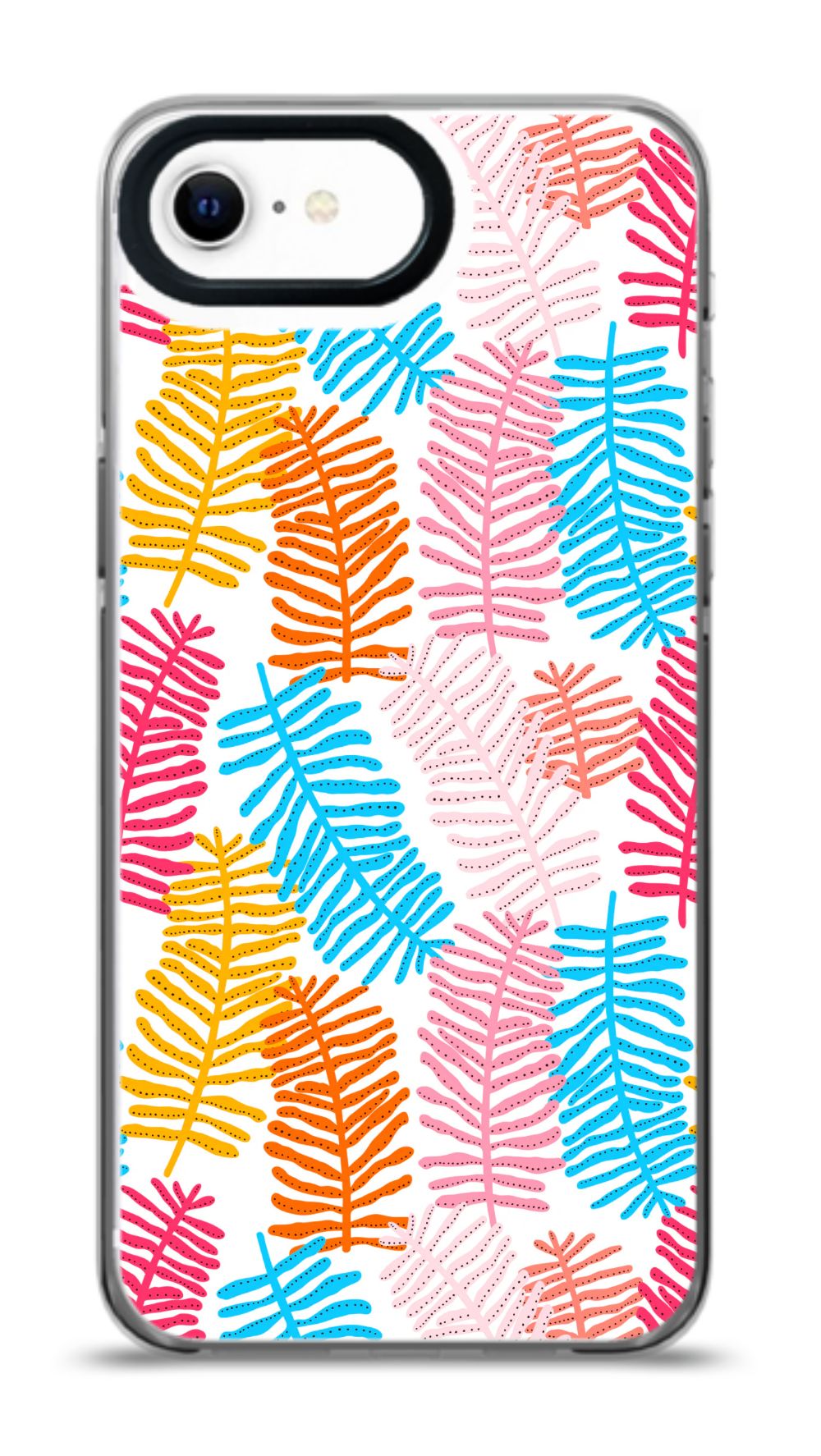 Colorful Fern Pattern Phone Case