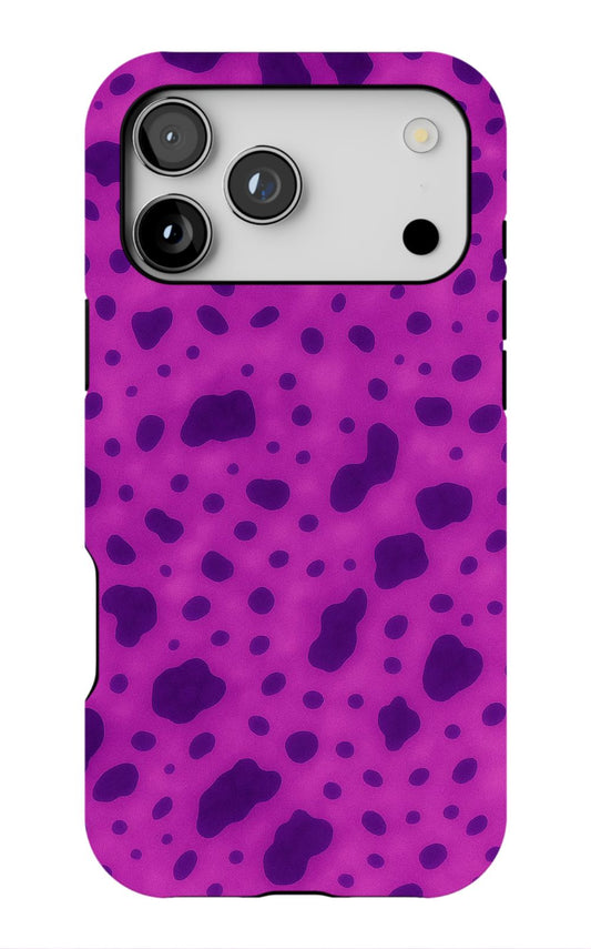 Vibrant Leopard Purple Phone Case