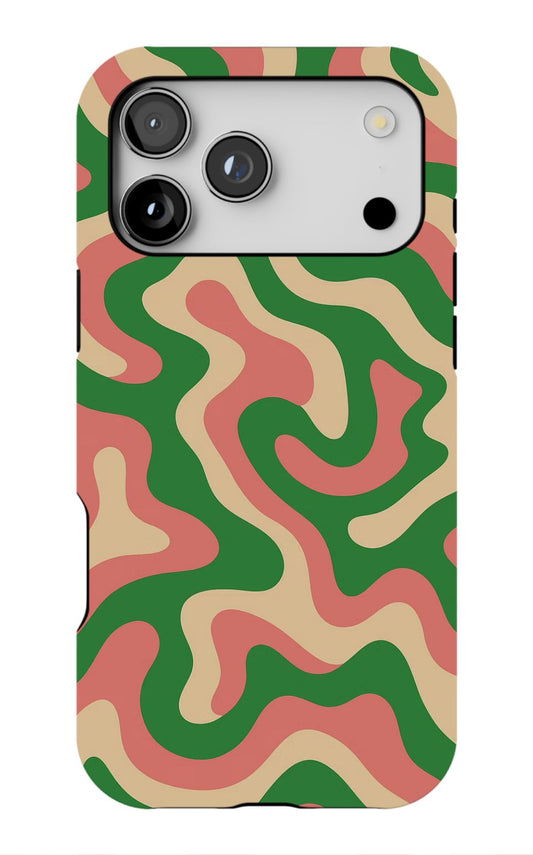 Vibrant Wave Pattern Phone Case