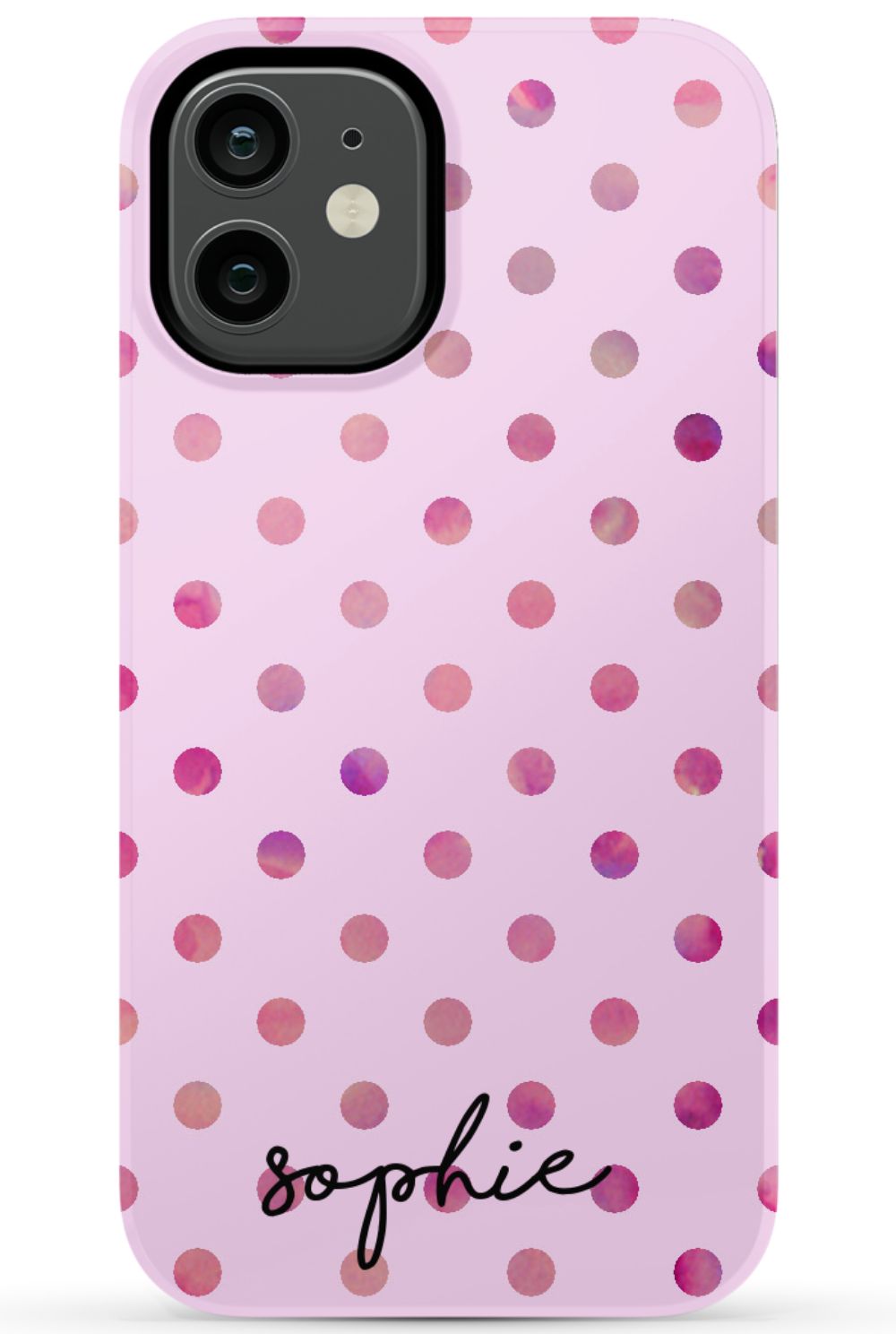 Personalized Colorful Polka Phone Case