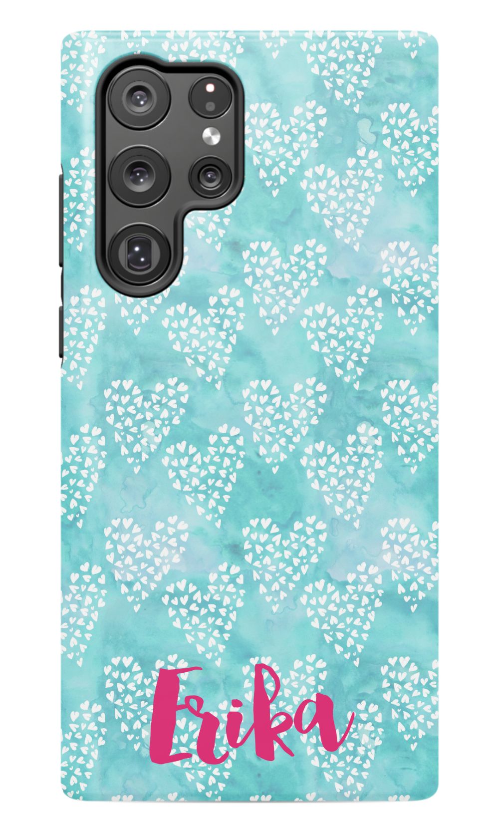 Personalized Hearts Phone Case