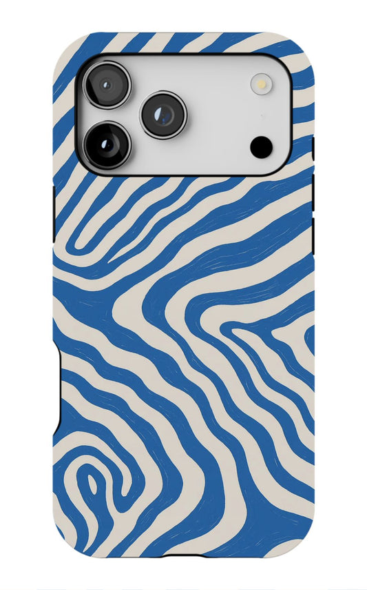 Blue Wave Aesthetic Phone Case