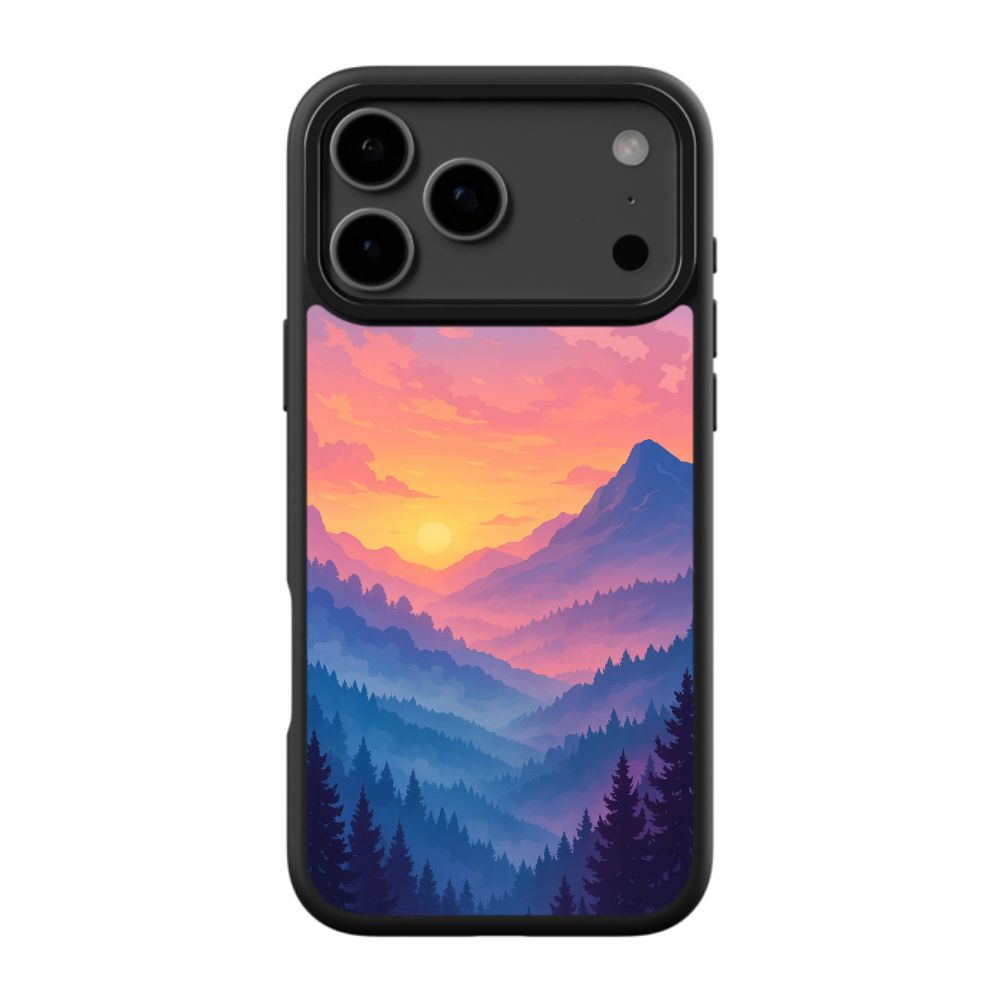 Sunset Mountain Aesthetic Phone Case