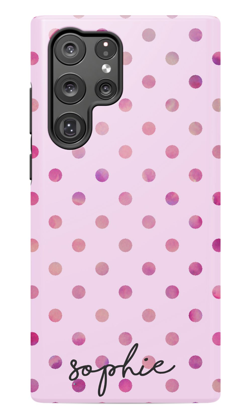 Personalized Colorful Polka Phone Case