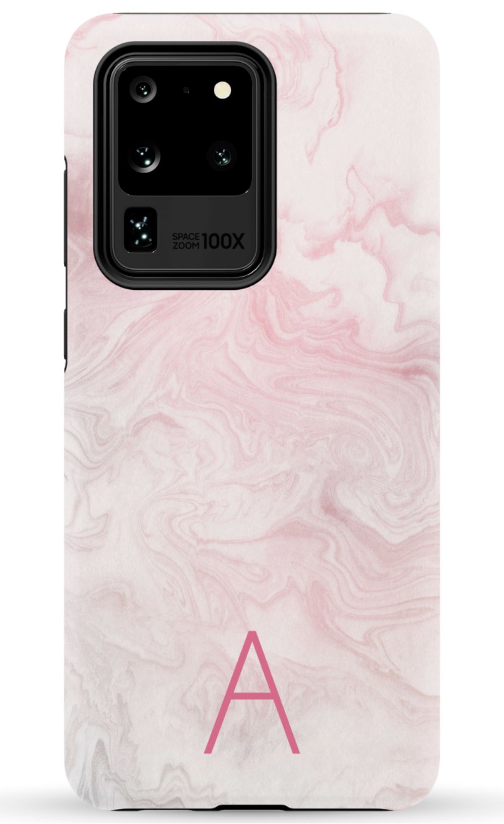 Pink Waves Monogram Phone Case