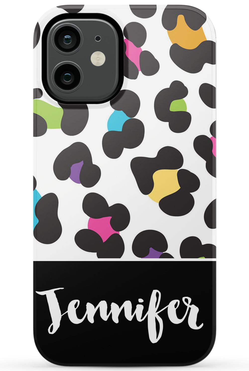 Personalized Colorful Leopard Phone Case