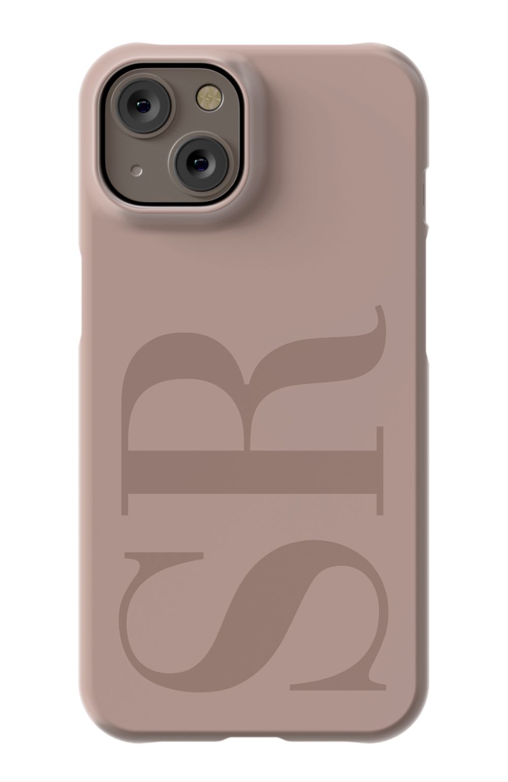 Custom Initials Personalized Nude Phone Case