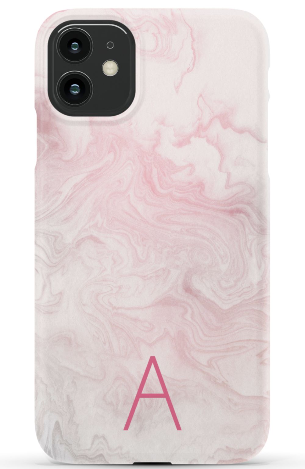 Pink Waves Monogram Phone Case