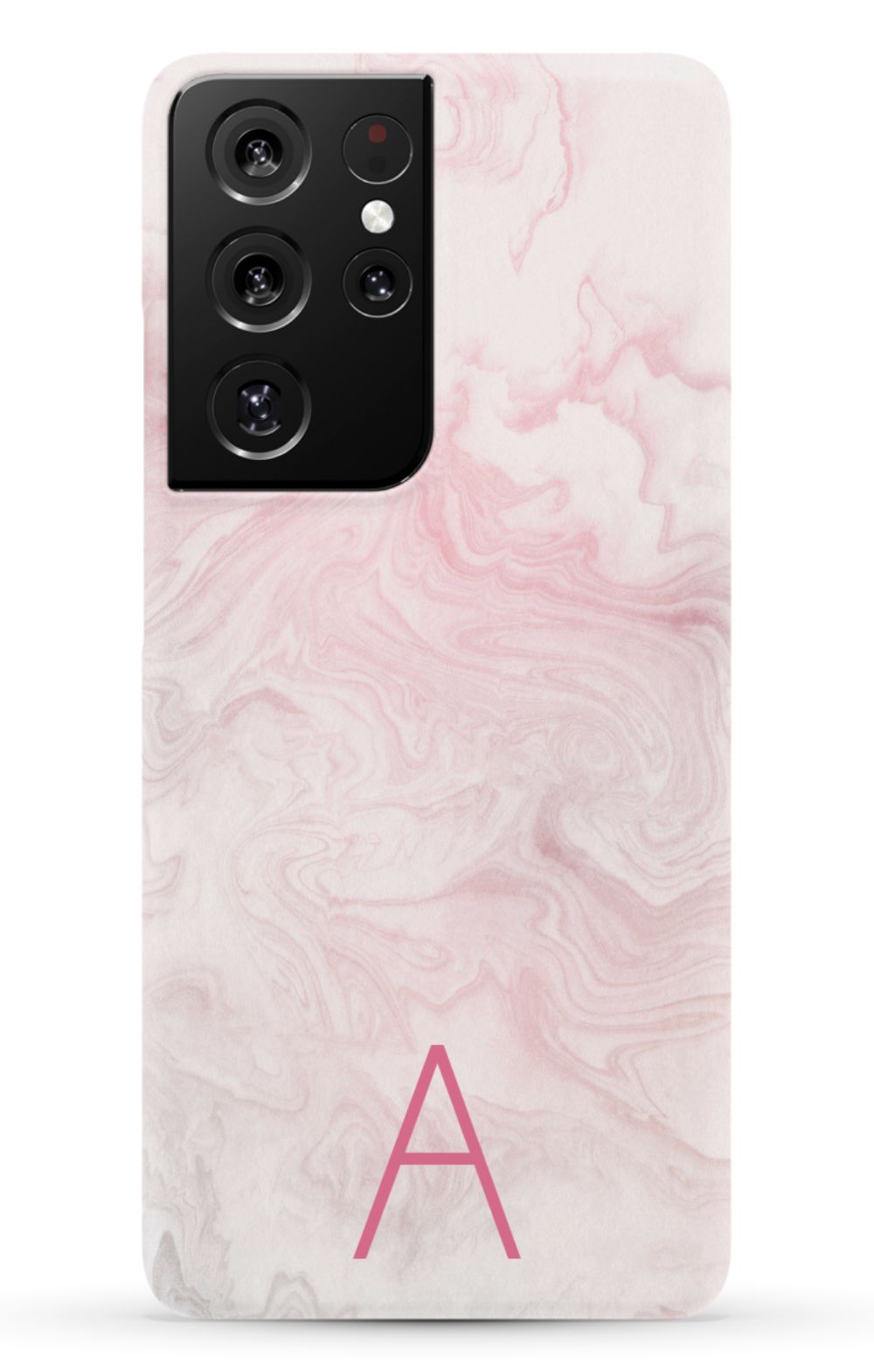 Pink Waves Monogram Phone Case