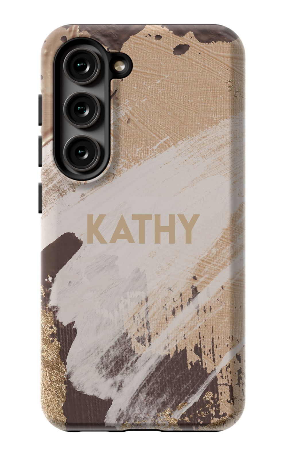 Personalized Beige Paint Phone Case