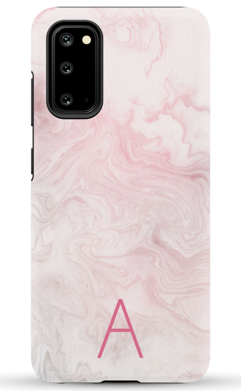 Pink Waves Monogram Phone Case