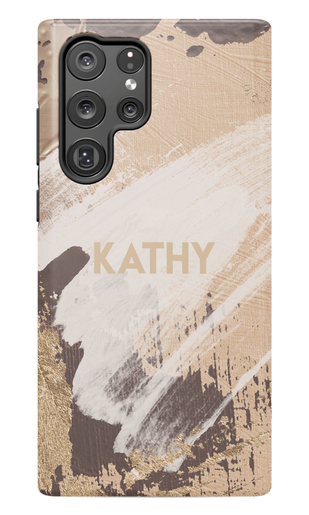 Personalized Beige Paint Phone Case