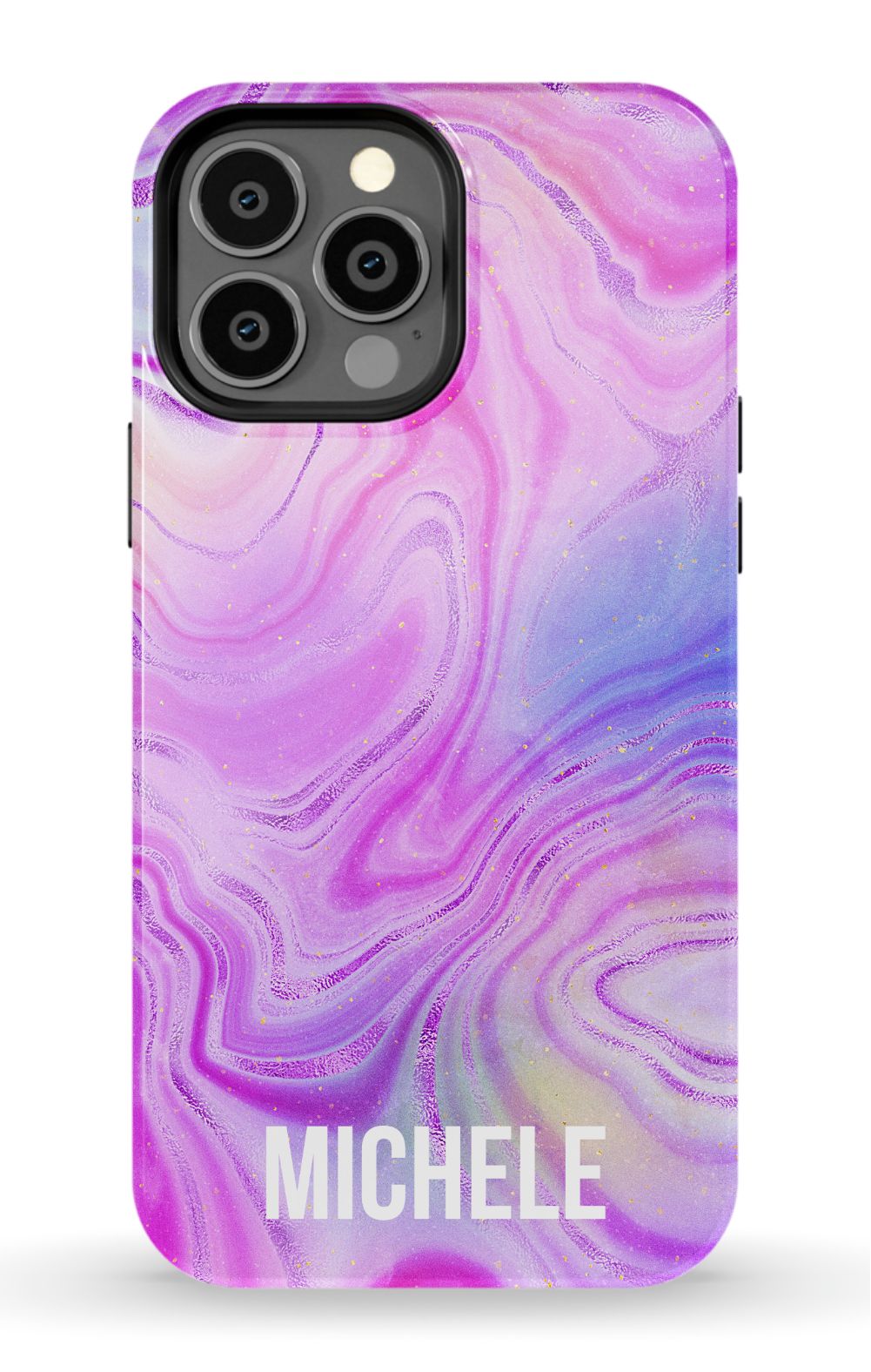 Personalized Pink Neon Emerald Phone Case