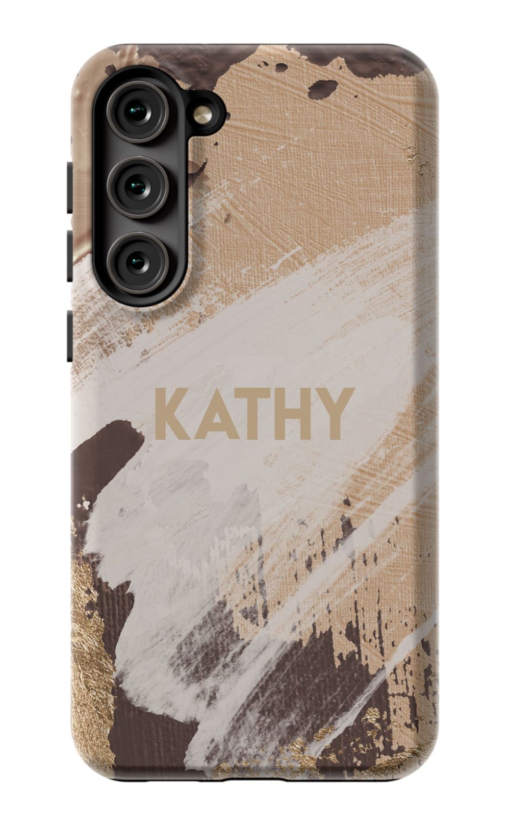 Personalized Beige Paint Phone Case