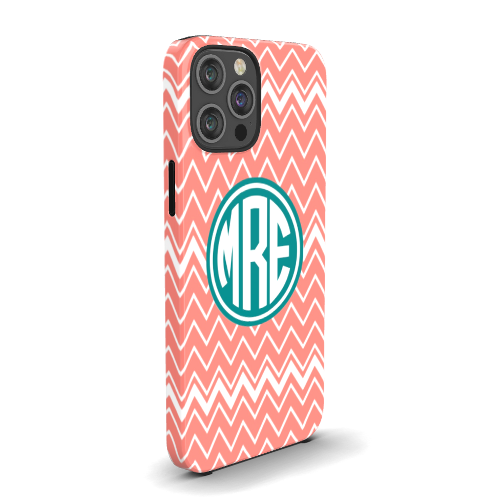 Personalized Chevron Mongoram Phone Case