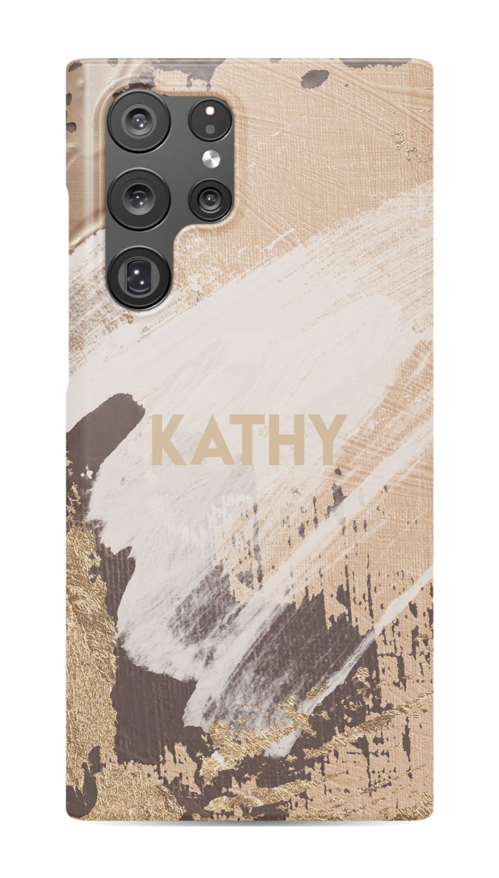 Personalized Beige Paint Phone Case