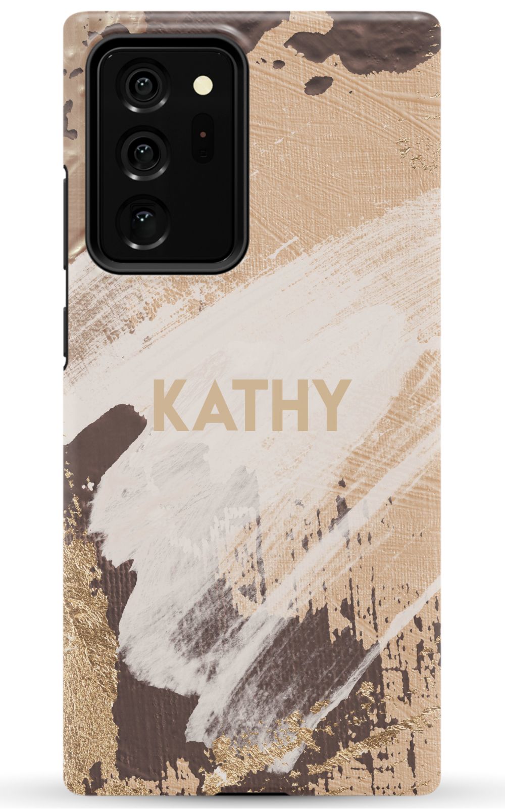 Personalized Beige Paint Phone Case