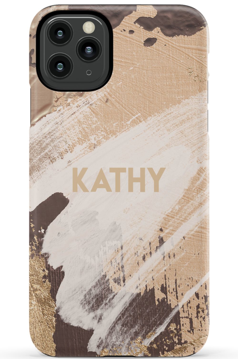 Personalized Beige Paint Phone Case