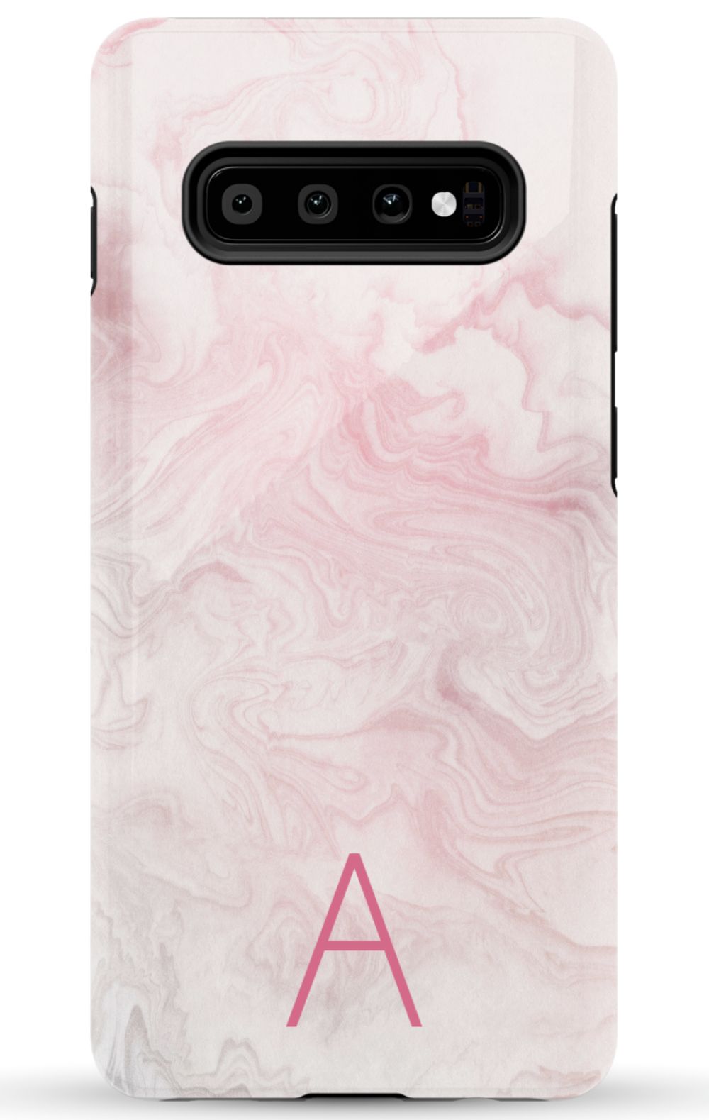 Pink Waves Monogram Phone Case